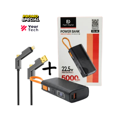 Power Bank FD-96 5000mAh 22.5W avec cable 4 en 1