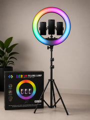 Ring Light MJ18 44cm avec Trépied 2m – Éclairage Pro LED