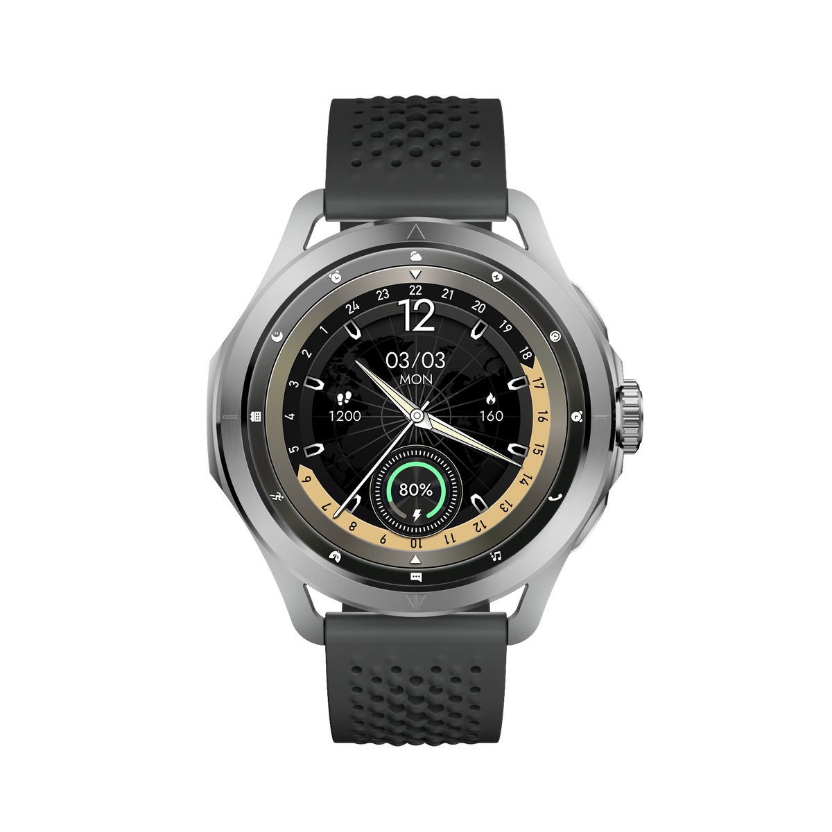 Montre Connectée KALOBEE SK44 Bluetooth Appels Écran HD 1.60"